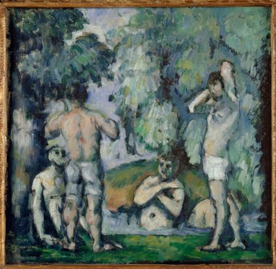 Die fünf Badenden von Paul Cézanne